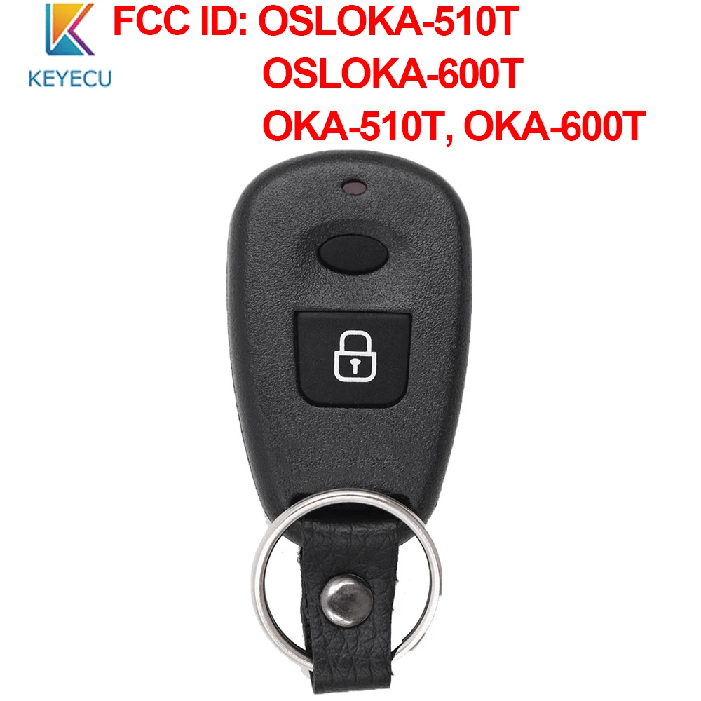 Keyecu дистанционный брелок 2 кнопки 315 МГц/433 МГц для Hyundai Old Elantra Santa Fe Trajet 2000 2006 FCC ID: