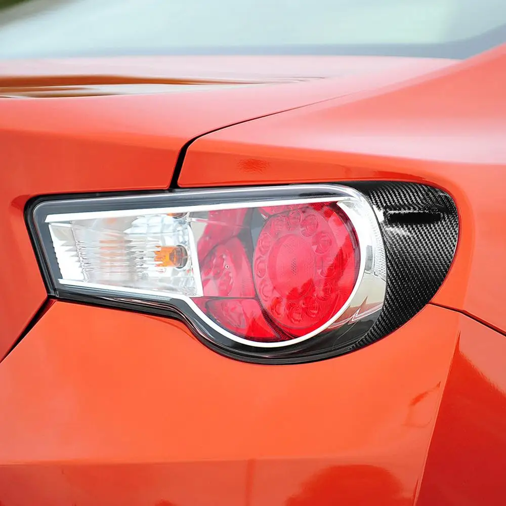 

For Subaru BRZ For Toyota GT86 2012-2016 Carbon Fiber Headlights Eyebrows Eyelids Car Stickers Front Rear Eyebrows Trim Cover