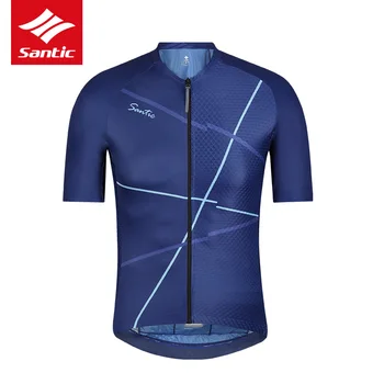 

Santic Top Cycling Jersey Men Summer New MTB Road Bike Jersey Short Sleeve Breathable Anti-sweat Bicycle Jersey Cycling Clothing