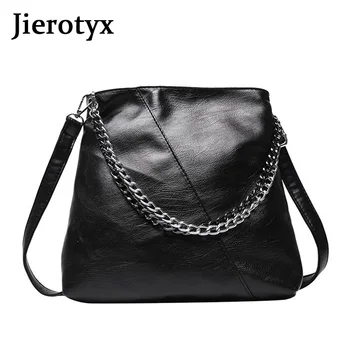 

JIEROTYX Luxury Brand 2020 New Women Shoulder Bags Designer Casual Shoulder Bags Fashion Leather Crossbody Bag Sac A Main