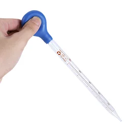 5/10ml Glass Scale Line Dropper Pipette Lab Dropper Dropping Pipet Blue Rubber Head Pipettors Pipettes Measuring