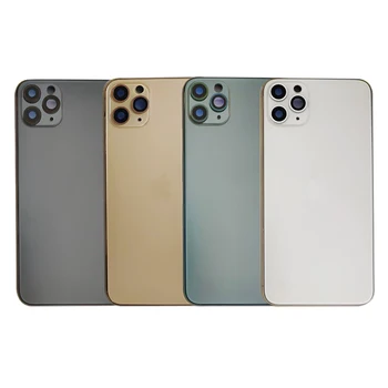 

Back Glass Housing for IPhone 11 11Pro Pro Battery Cover Door Rear Middle Frame Chassis for IPhone 11 Pro Max Replacement