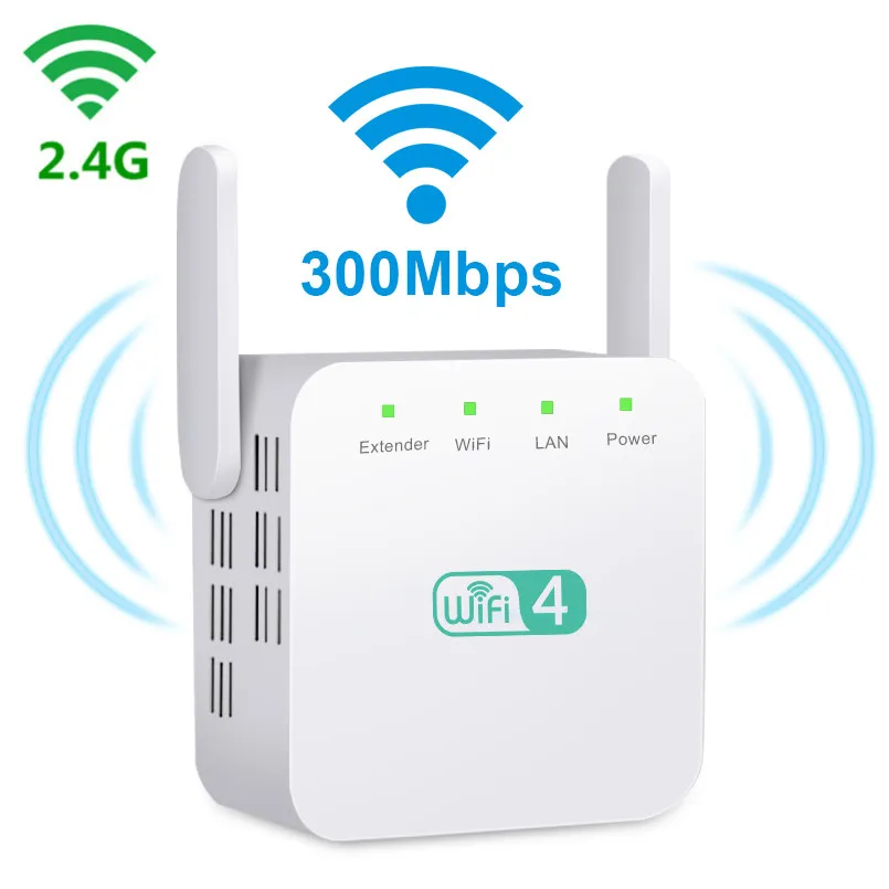 White Супер усилитель Wi-fi повторитель 2,4G Wifi расширитель сигнала Усилитель Wi-fi повторитель Wifi усилитель двойной антенны Wi-fi усилитель точки доступа - Цвет: White