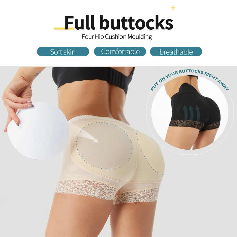 Butt Lifter Panties Women Sexy Butt Booty Lifter Shaper waist Butt Hip  Enhancer Fake Ass Shapewear Briefs Push Underwear faja