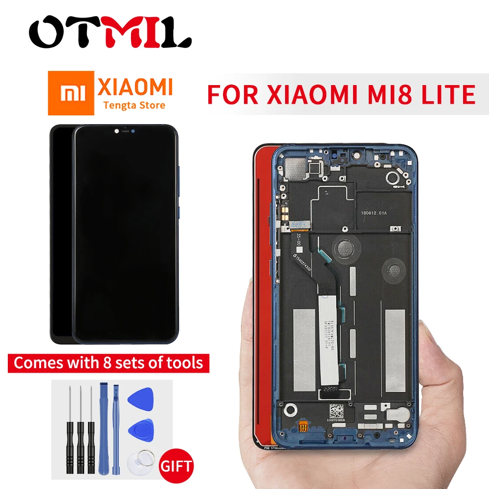 

6.26"Original For Xiaomi Mi 8 Lite LCD Display Touch Screen Digitizer with Frame For Xiaomi Mi8 Lite Display MI 8x LCD MI8 Youth