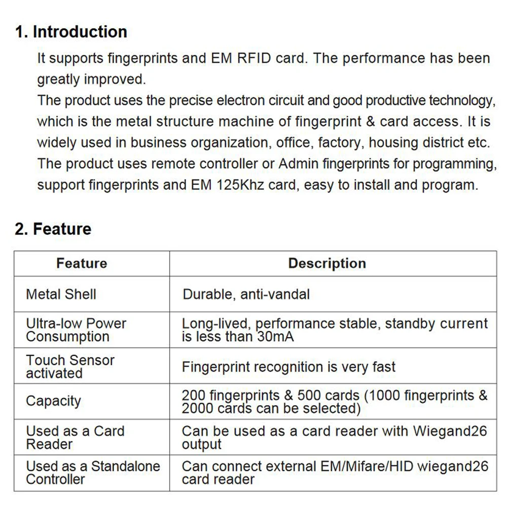 F1 Description 