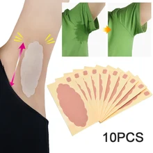 10PCS Underarm Foot Sweat Pads Armpit Shields Self Adhesive Deodorant Sticker