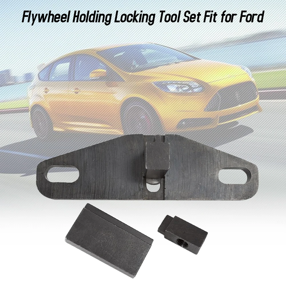 

Hot New 3Pcs Flywheel Holding Locking Tool Set Fit for Ford Car Tool