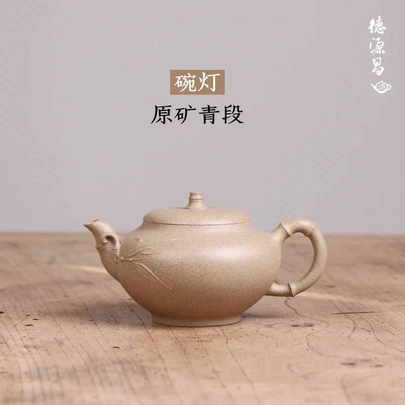 

DE chang, yixing, рекомендуется чистый ручной очищенный руда для работы Мисс Ву Цин, миска из чайных стран DengHu, половина руки