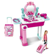 

Role Play Pretend Dress up Make up Toy Suitcase for Girl Gift