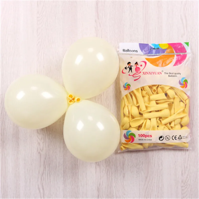 XHLFCJ 30 шт. 5 дюймов конфеты Макаруны латексные воздушные шары Гелиевый шар для вечерние игрушки на день рождения детей Globos вечерние воздушные шары - Цвет: Yellow macaron