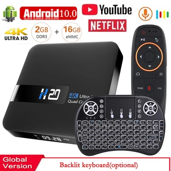 

Android 10 Smart TV BOX Media Player 3D Video Youtube Netflix 2.4G wifi 2GB RAM 16GB Set Top Box media player TV Receiver