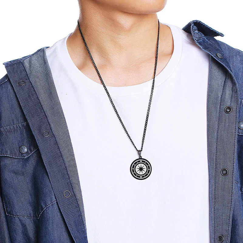 The One Eye Of God All Seeing Men's Necklace Pendant Protection Jewelry Free 24inch Chain