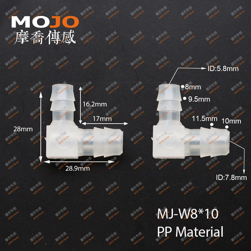 

2020 Free shipping MJ-W8X10(100 pieces) Elbow water fitting elbow pipe connectors hose connector