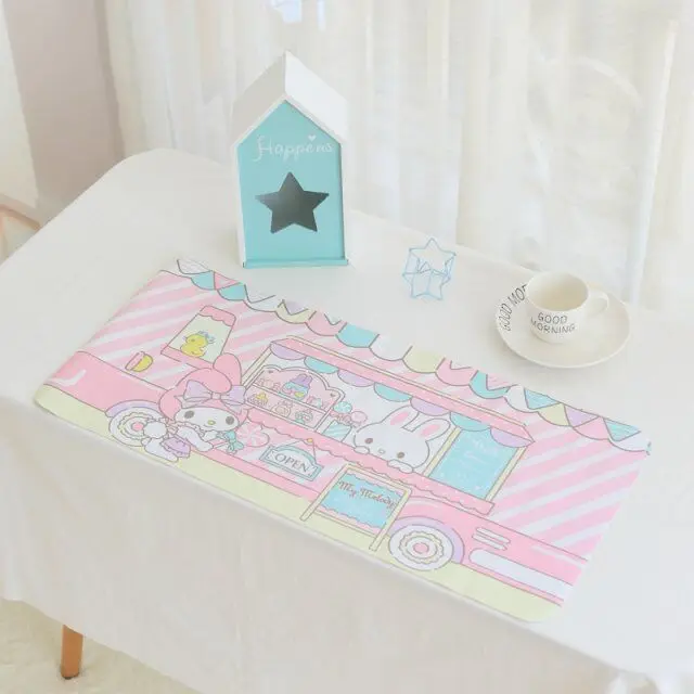 1 шт. маленькие Две звезды Мелодия Cinnamoroll девушка ПВХ Блюдо для еды/кофе/чашки коврик стол Pc настольные коврики 2512