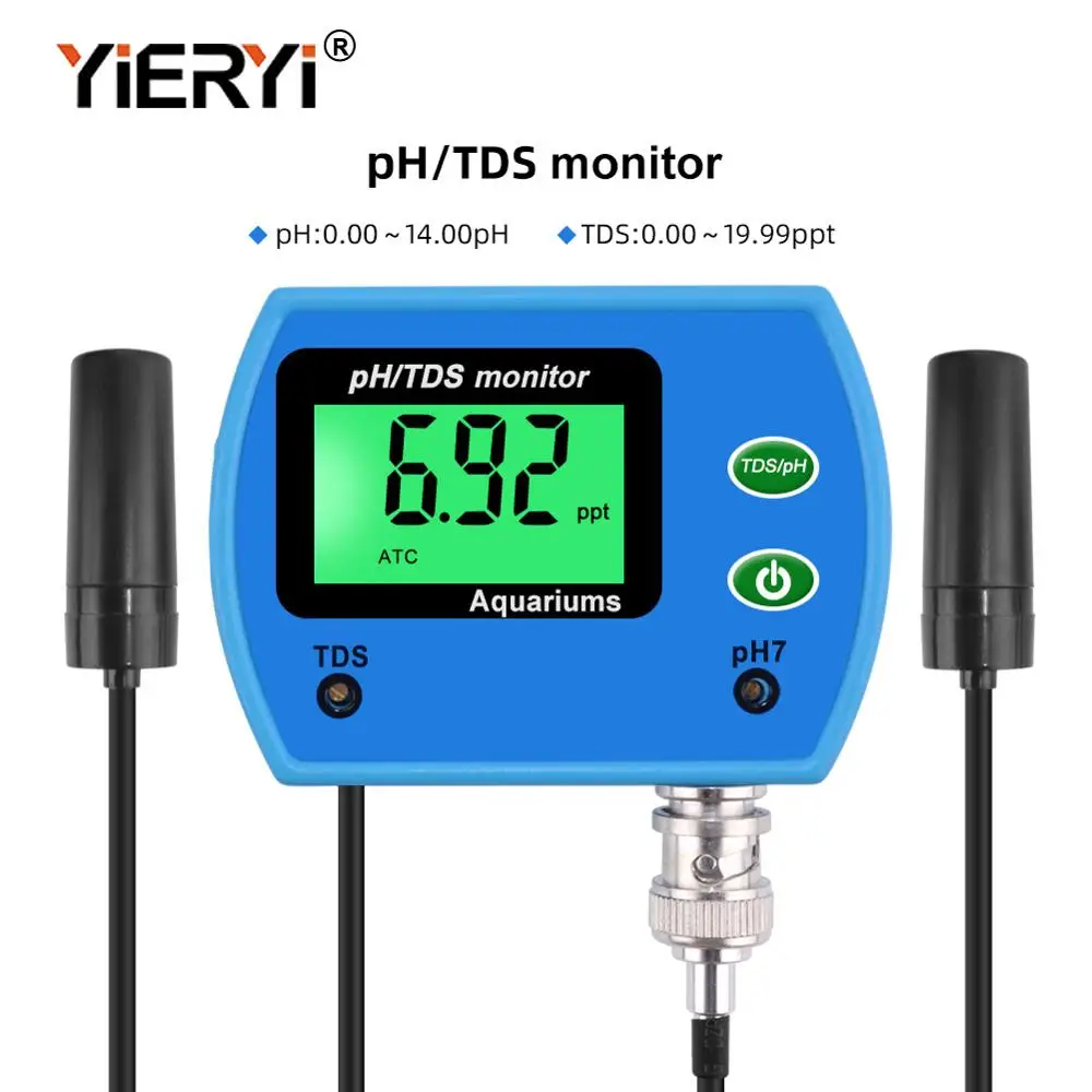 Мини анализатор качества воды yieryi многофункциональный измеритель PH TDS|analyze ecg|monitor
