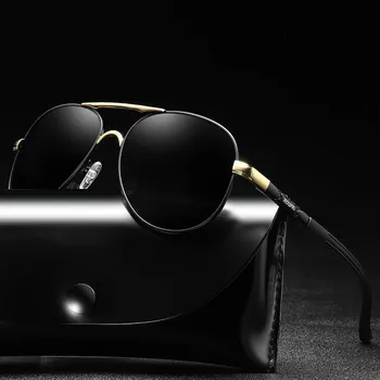 

Brand Polarized Sunglasses Men New Fashion Eyes Protect Sun Glasses Unisex driving goggles oculos de sol M285 + Case