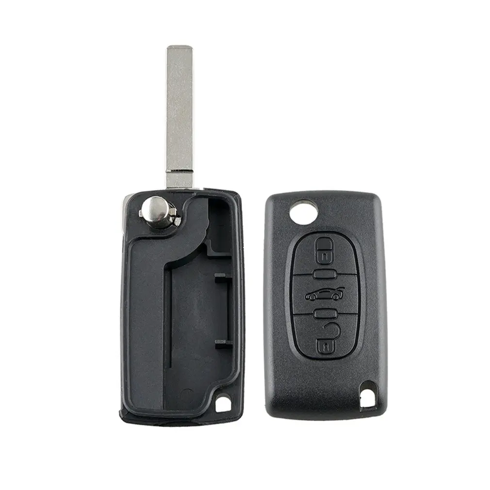 Fits For Peugeot 2008 3008 5008 Remote Key Fob Shell Case 3 Button Slotless Seatless Protector | Автомобили и мотоциклы