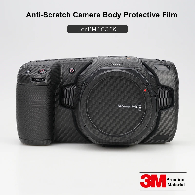 BMPCC 6K Protective Cover Skin for Blackmagic Design Pocket Cinema Camera 6K  Skin Decal Protector Anti-scratch Coat Wrap