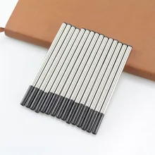 10 шт металлическая шариковая ручка для заправки 0,5 мм шариковая ручка для письма Kawaii Канцелярские Принадлежности для офиса школьные принадлежности материал escolar