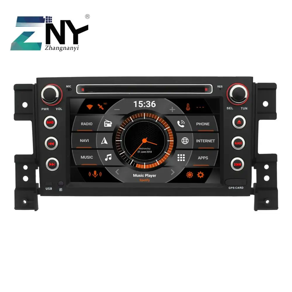 Автомагнитола для Suzuki Grand Vitara 7 дюймов Android 10 GPS FM-радио мультимедиа Wi-Fi DVD-навигация