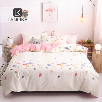 

Lanlika Bedding Set Comforter Cover Linen Nordic Bedspread For Adult Child Double Duvet Cover Set Home Textiles Bedclothes