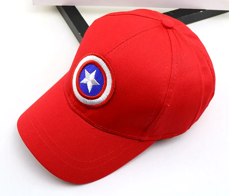 Капитан Америка детская бейсбольная кепка головные уборы с застежкой Gorras Beisbol Кепка для мальчика девочки петтен дети сетки Камо на заказ шляпа T811 - Цвет: photo color