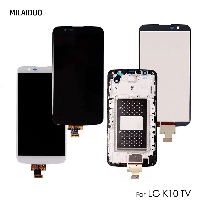 ЖК дисплей для LG K10 tv K430 K410 сенсорный экран дигитайзер полная сборка Замена черный