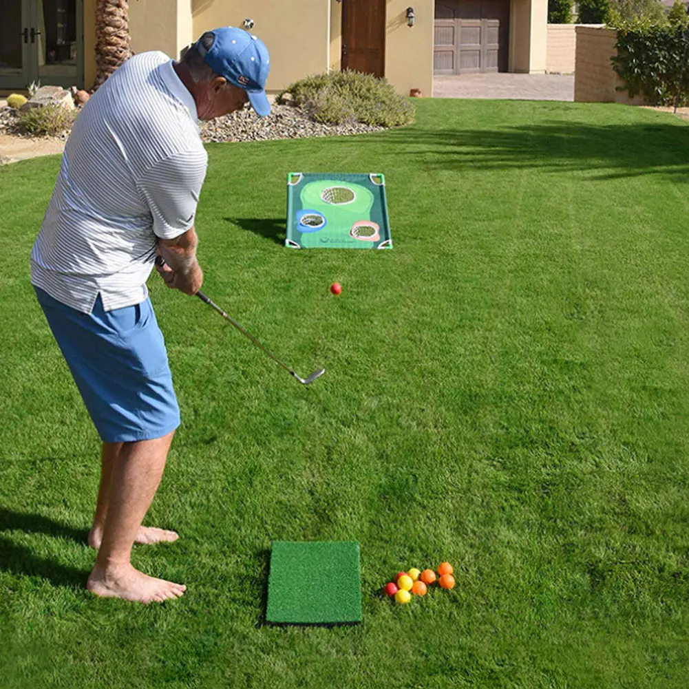 

Golf Cornhole Game Golf Training Equipment Green Golf Training Target Net Golfing Chipping Net Golf Training Aids