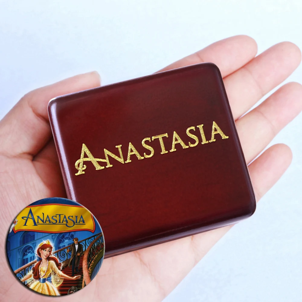 Деревянная музыкальная шкатулка Anastasia ручной работы подарок на день рождения