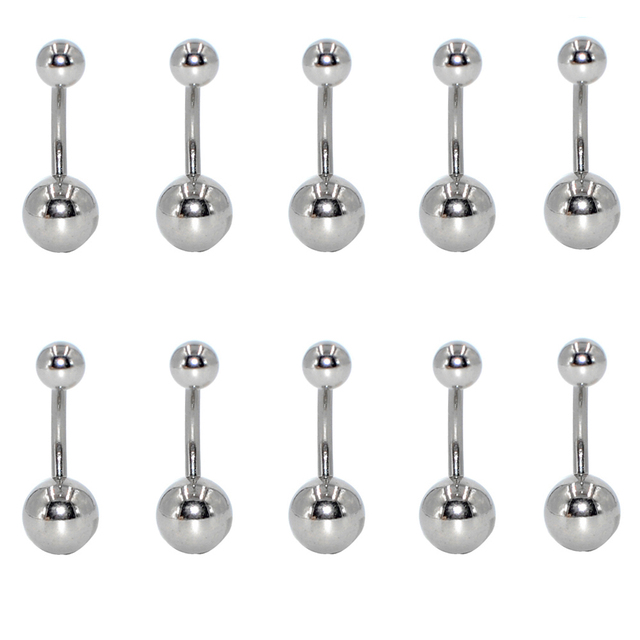 Steel Ear Segment Nose Rings Lip Eyebrow Tongue Belly Barbell Rings Ear Cartilage CBR Wholesale Piercing Body Jewelry