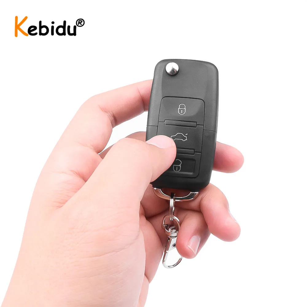 3 Keys Foldable 433Mhz Copy Remote Control Cloning Code 433.92Mhz RF Transmitter For Garage Gate Door Opener Alarm Duplicator |