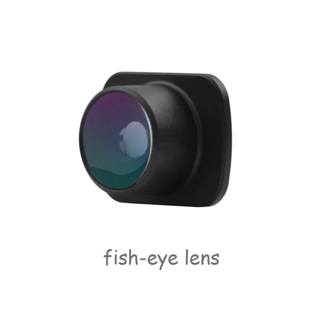 Fisheye lens 3-в-1 Широкий формат макро объектив "рыбий глаз" Камера Комплект для DJI Osmo карман Vlog съемки карман Объективы портативный монопод с шарнирным замком для объектива аксессуары - Цвет: Fisheye lens