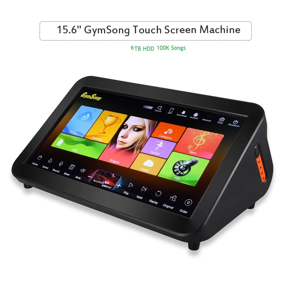 Система караоке GymSong Ktv Jukebox жесткий диск 6 ТБ включает 100k песню Android китайская