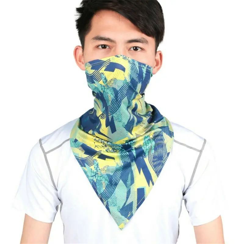 Multi-Purpose Bandana Tube Face Cover Neck Warmer Dust Shield Cycling Head Scarf Cycling Face Mask
