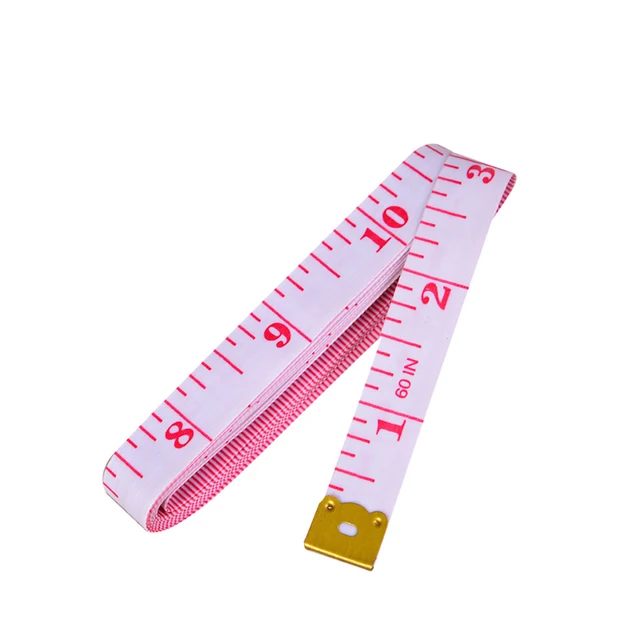 Cm and Inch Tape with White Background and Pink Characters Soft Ruler Home  Craft Measurements Sewing Measuring Ruler Measure 1m - AliExpress