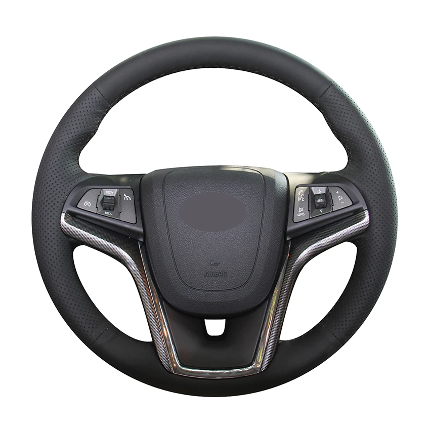 Soft Hand-stitched Black Artificial Leather Car Steering Wheel Cover for Chevrolet Malibu 2011-2014 Volt 2011-2015 |