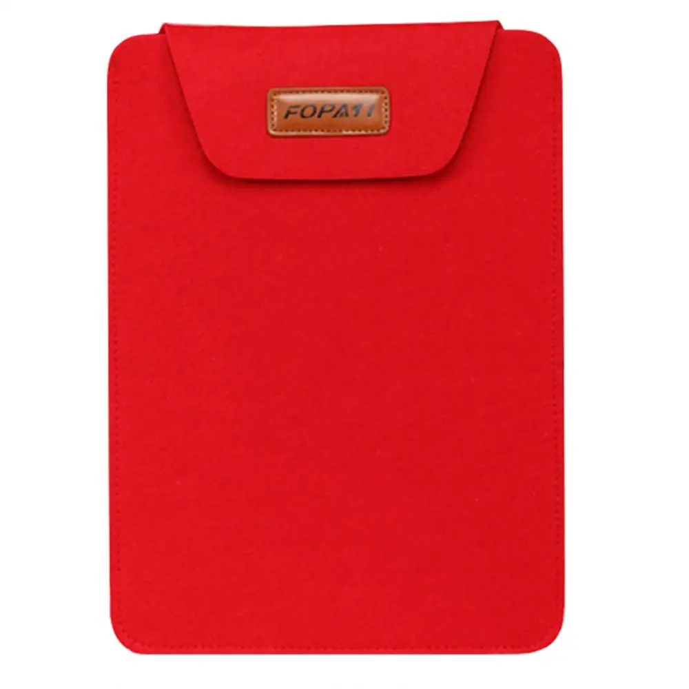 Red FOR 17inch Водонепроницаемый чехол для планшета для iPad 15/17 дюймов войлочная Защитная Сумка многофункциональная сумка для отдыха фетровая сумка сумки - Цвет: Red FOR 17inch