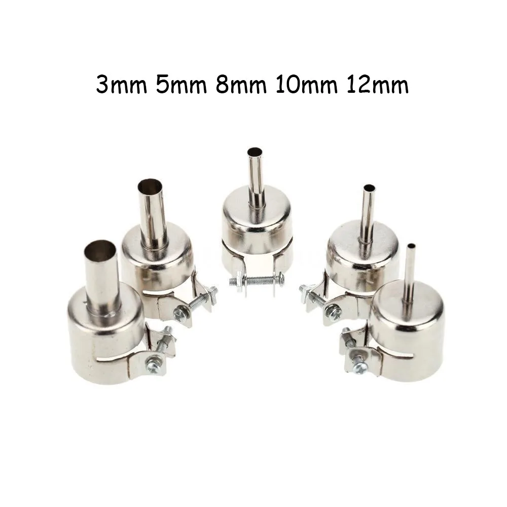 

BGA hot air station round hot air nozzle 858 hot air nozzle for 850 852D 898 858 Soldering Station Gun Blower Nozzles Accessorie