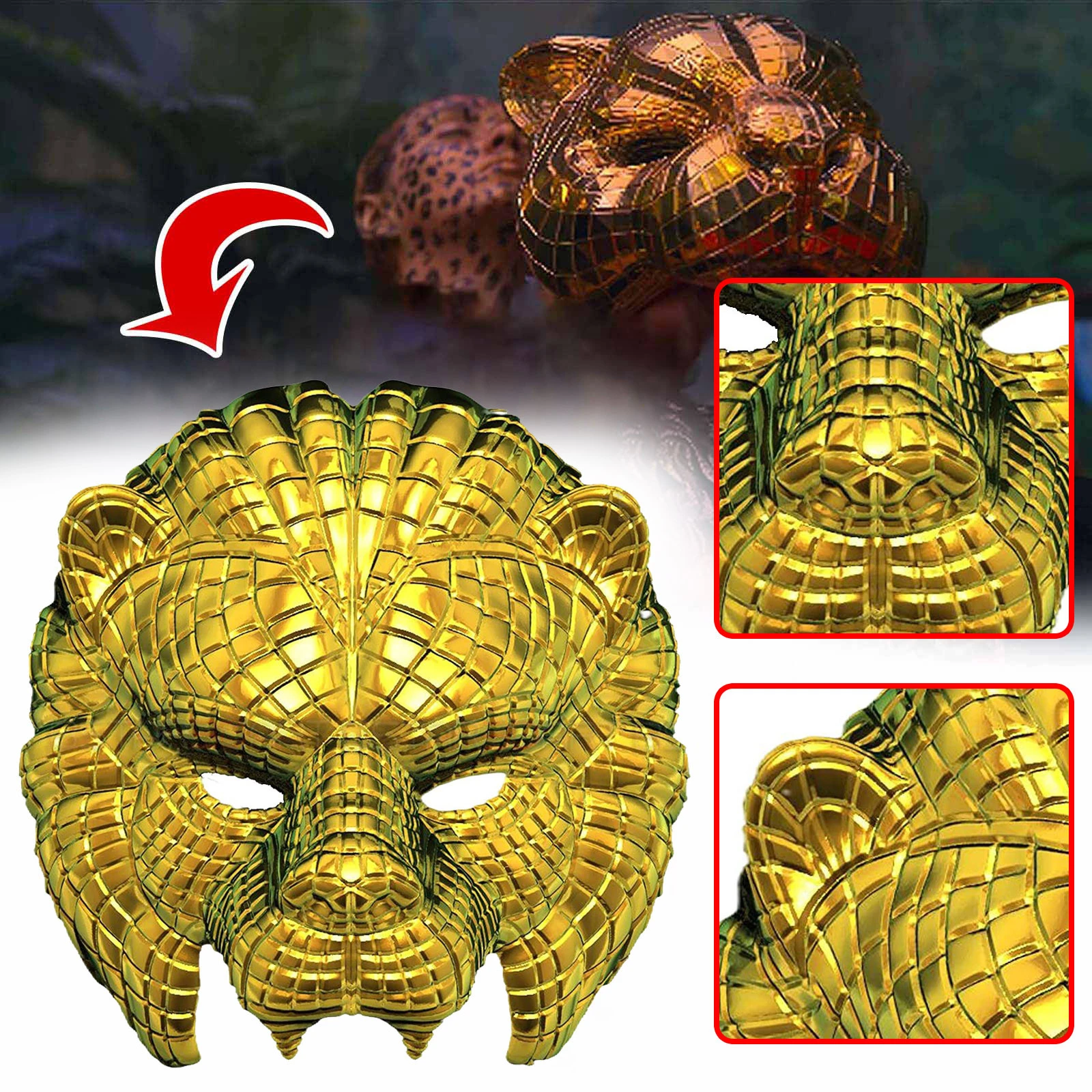 Tintenfisch Spiel Cosplay Maske VIP Tiger Latex Cosplay Maske Kostüm  Requisiten Halloween Weihnachten Requisiten Neue Jahr Geschenk  Dekoration|Kostüm Requisiten| - AliExpress