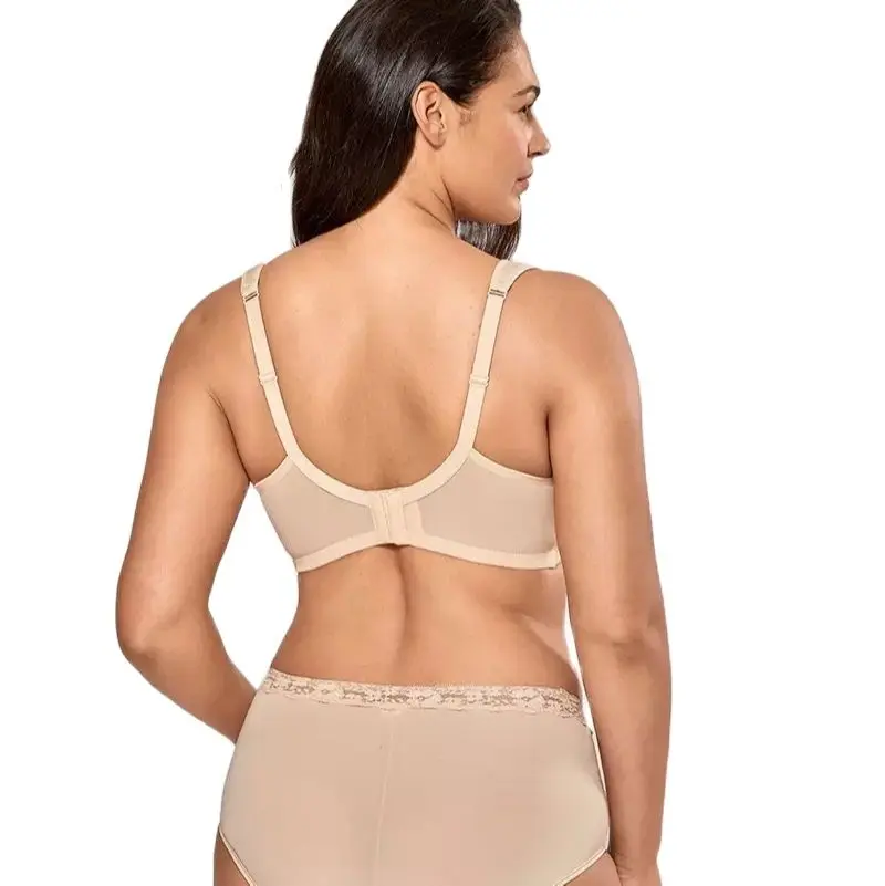 Wide Strap Plus Size 48/110 50/115 52 C D E F G Cup Padded Push Up Bra Women Underwear Lingerie Brassiere  Bralette Big Breast
