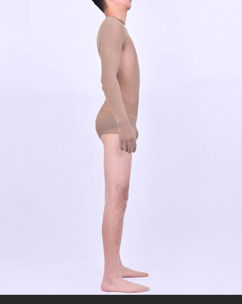 Ecoosexy Unisex 80d Seamless Five Fingers Long Sleeve Bodysuit Half Coat Zentai One Piece Tights Diy Any Cut Bodystocking Catsuit Leotard -Zentai shop online H7886d1154e12471b87aab8f5626e0391h.jpg