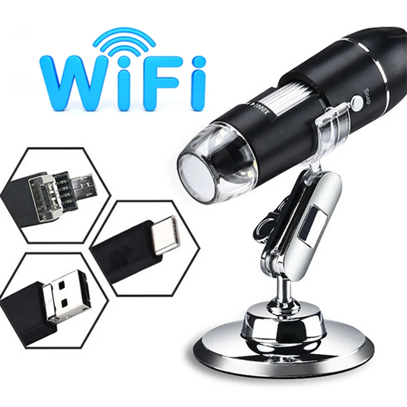 Электронный цифровой Wi Fi микроскоп с USB/usb для ремонта
