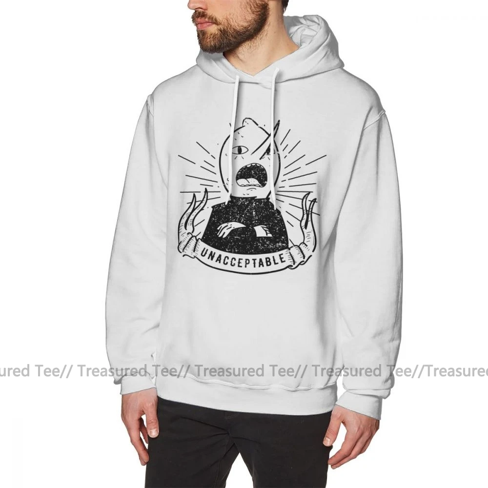 Adventure Time худи, неприемлемые толстовки, ХХХ теплый пуловер, худи, уличная одежда, популярные хлопковые черные мужские толстовки с длинным рукавом - Цвет: White