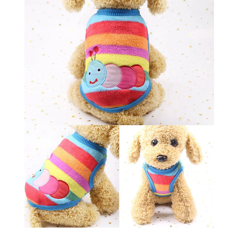Pawstrip маленькая собака одежда теплое зимнее пальто для собак из хлопкового флиса Одежда для щенков щенок жилет Костюмы французский для бульдога Чихуахуа XXS-XL