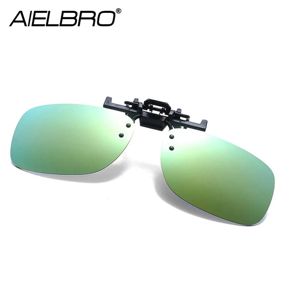Men Women Polarized Sports Glasses Flip up Clip on Polarized Sunglasses Driving Fishing Cycling Hiking Sun Glasses Clips for Myopic
