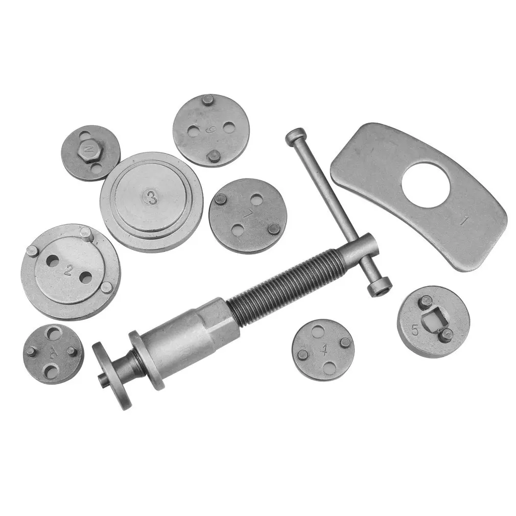 21pcs Universal Auto Car Precision Disc Brake Caliper Wind Back Tool Kit Brake Pad Brake Pump Brake Piston Car Repair Tool Kit