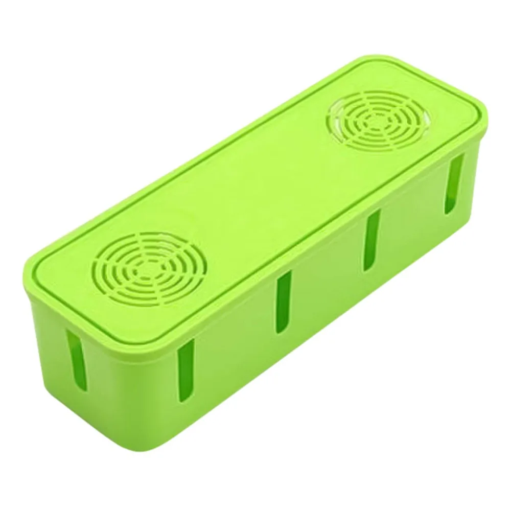 Cable Storage Box Wire Management Socket Tidy Organizer Home Room Storage Box #4b07 (6)