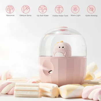 

ELOOLE Cute Ultrasonic Aroma Essential Oil Diffuser Air Humidifier For Home USB Fogger Mist Maker Air Fresher Moisturizing