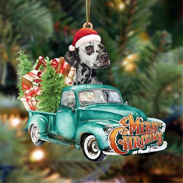 Dog Christmas Tree Pendant Santa Christmas Decorations For Tree Christmas New Year Home Decor Елочные Игрушки На Елку
